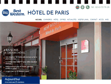 Tablet Screenshot of hotel-laval.fr